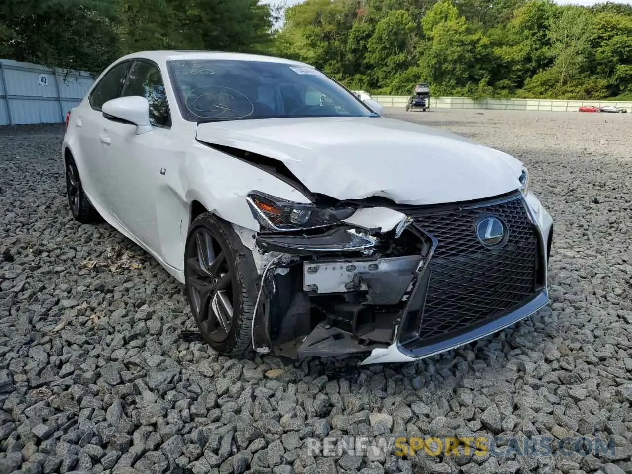 9 fotografías del automóvil dañado JTHC81D20K5037125 LEXUS IS 2019