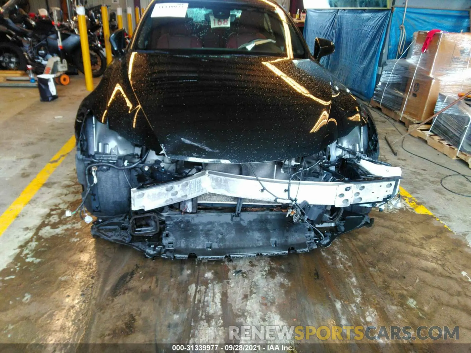 6 fotografías del automóvil dañado JTHC81D21K5034430 LEXUS IS 2019