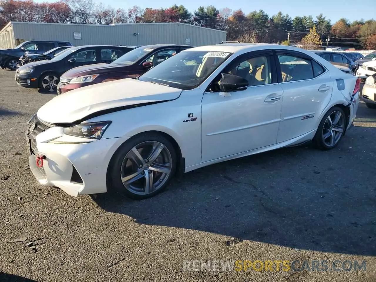 1 fotografías del automóvil dañado JTHC81D22K5036266 LEXUS IS 2019