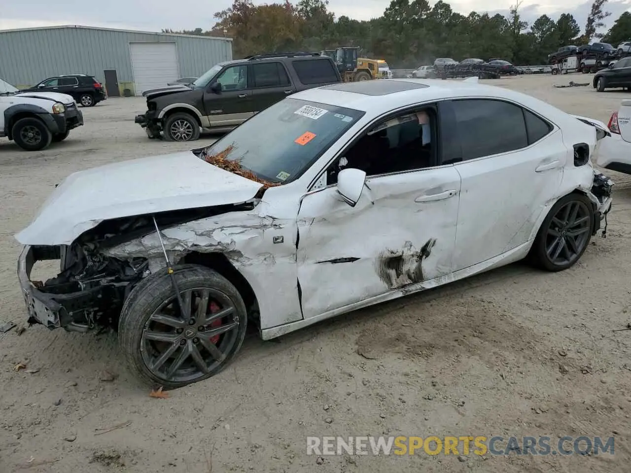 1 fotografías del automóvil dañado JTHC81D22K5036347 LEXUS IS 2019