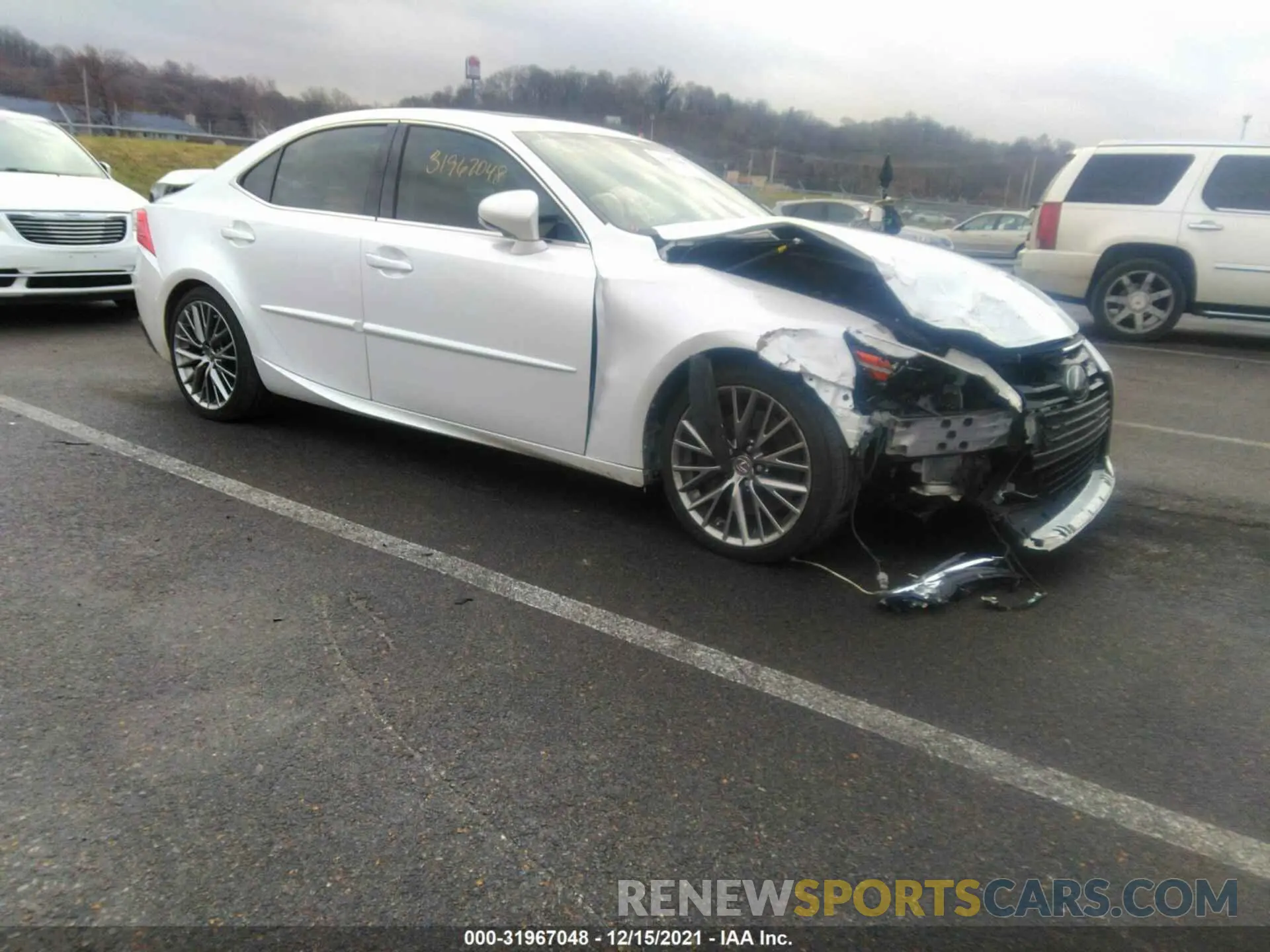1 fotografías del automóvil dañado JTHC81D25K5034284 LEXUS IS 2019