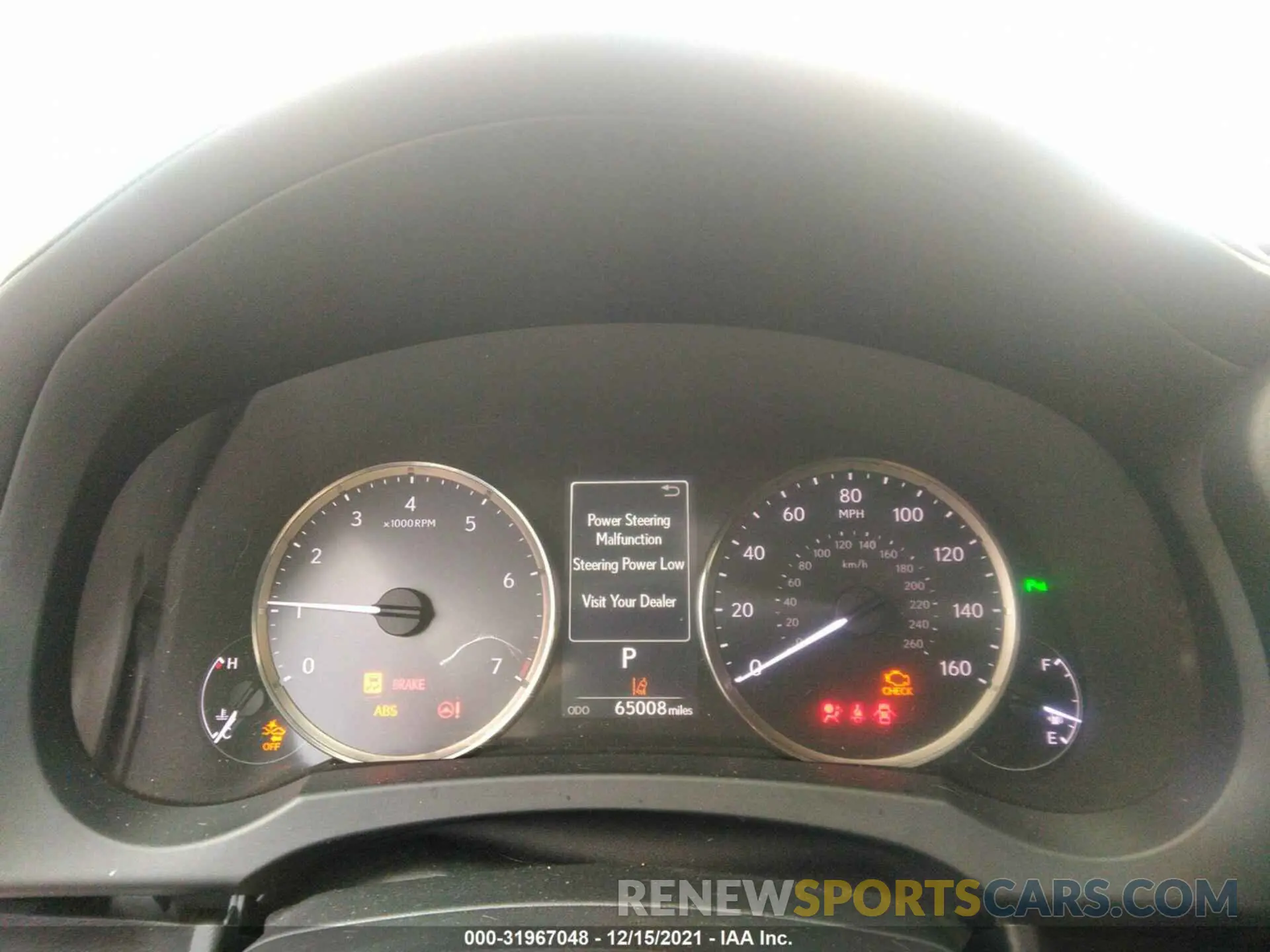 7 fotografías del automóvil dañado JTHC81D25K5034284 LEXUS IS 2019