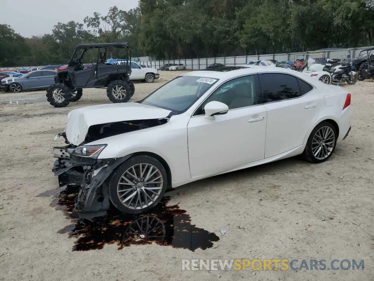 1 fotografías del automóvil dañado JTHC81D25K5038304 LEXUS IS 2019