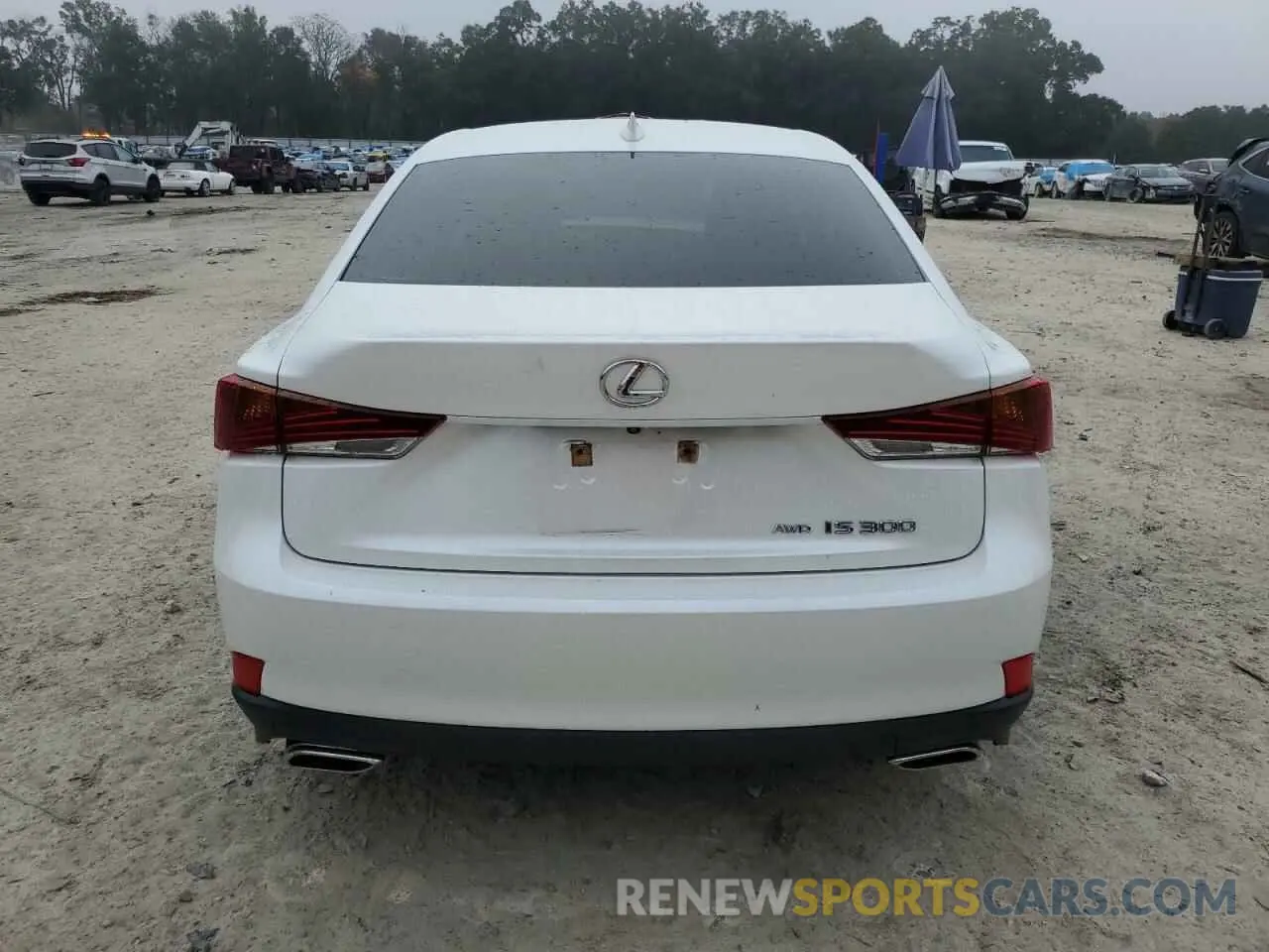 6 fotografías del automóvil dañado JTHC81D25K5038304 LEXUS IS 2019
