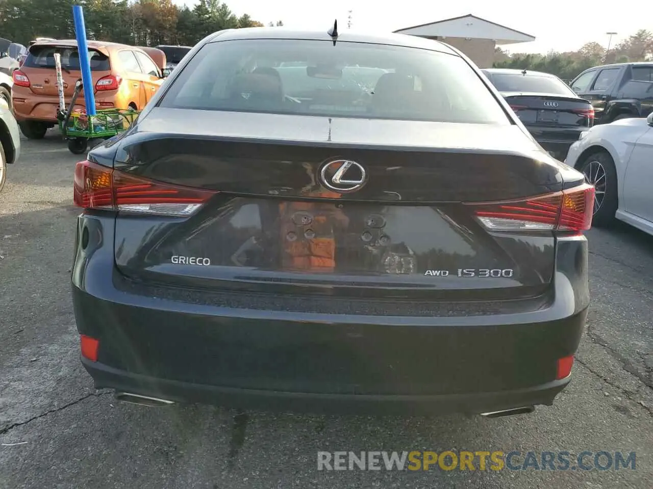 6 fotografías del automóvil dañado JTHC81D26K5039235 LEXUS IS 2019