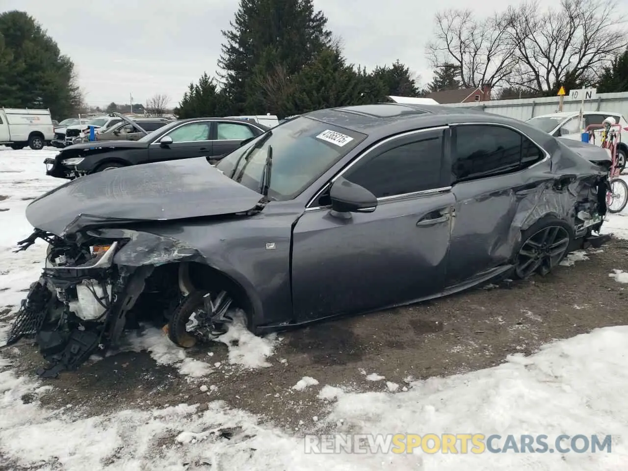 1 fotografías del automóvil dañado JTHC81D27K5035808 LEXUS IS 2019