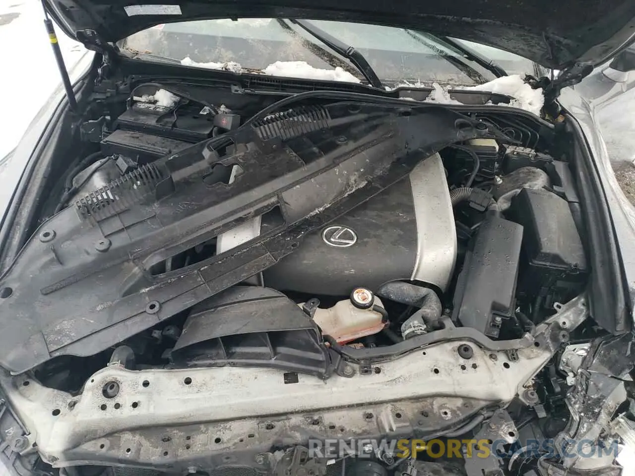 11 fotografías del automóvil dañado JTHC81D27K5035808 LEXUS IS 2019