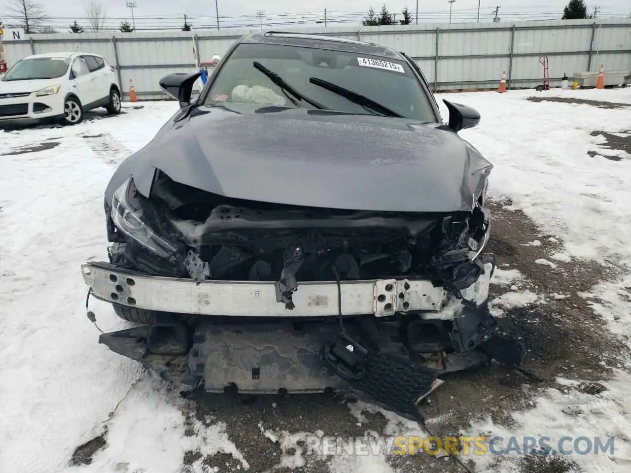 5 fotografías del automóvil dañado JTHC81D27K5035808 LEXUS IS 2019