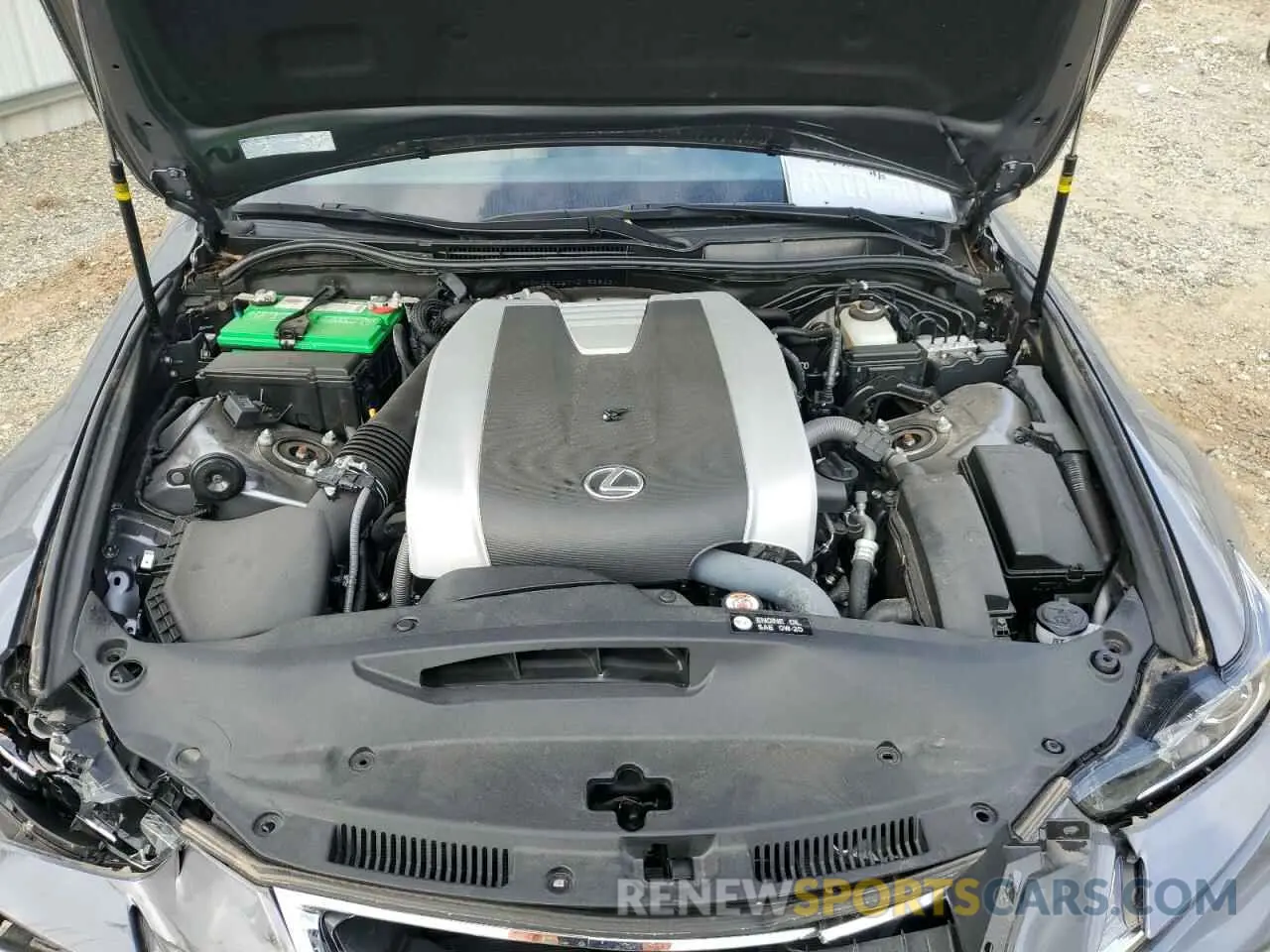 11 fotografías del automóvil dañado JTHC81D27K5035968 LEXUS IS 2019
