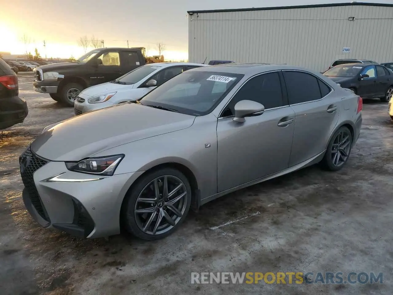 1 fotografías del automóvil dañado JTHC81D27K5037896 LEXUS IS 2019