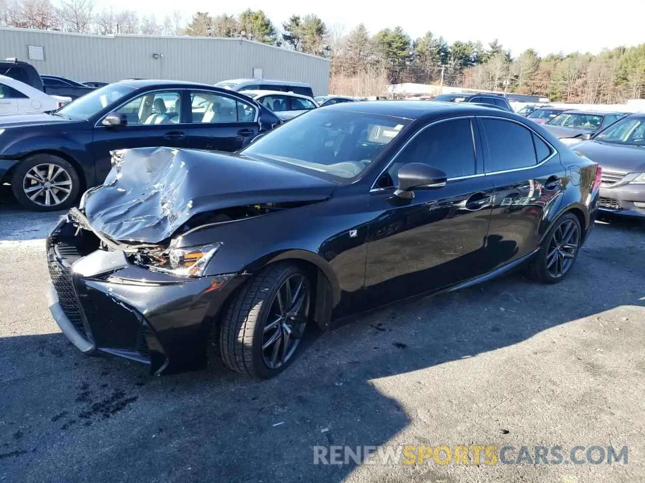 1 fotografías del automóvil dañado JTHC81D28K5037163 LEXUS IS 2019