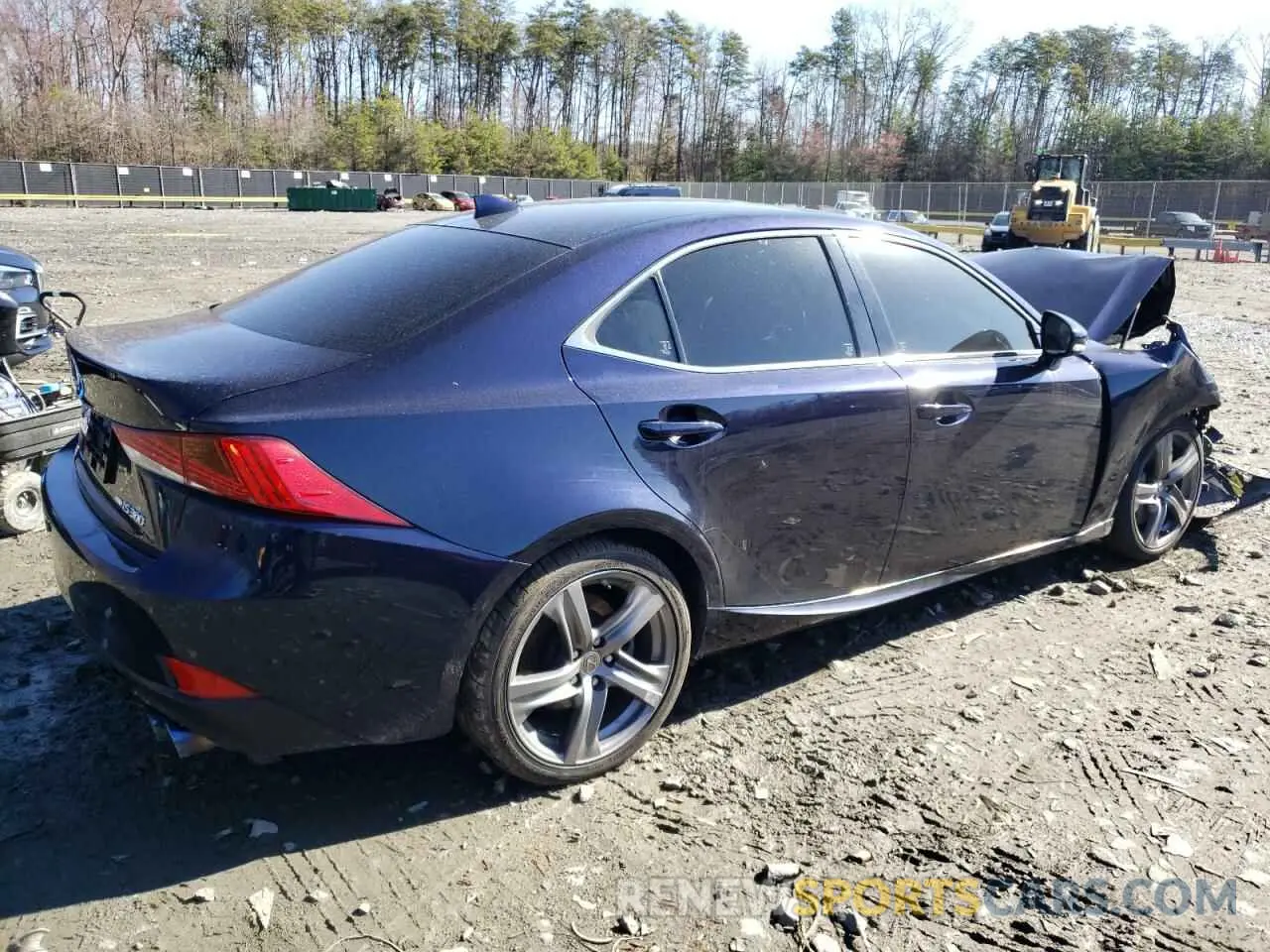 3 fotografías del automóvil dañado JTHC81D28K5039141 LEXUS IS 2019