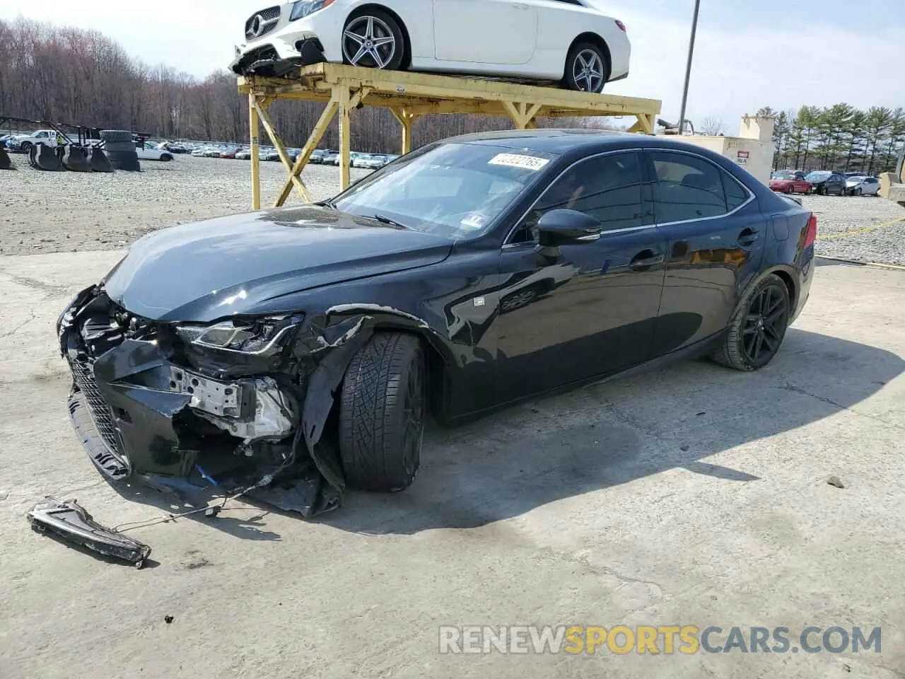 1 fotografías del automóvil dañado JTHC81D29K5039777 LEXUS IS 2019