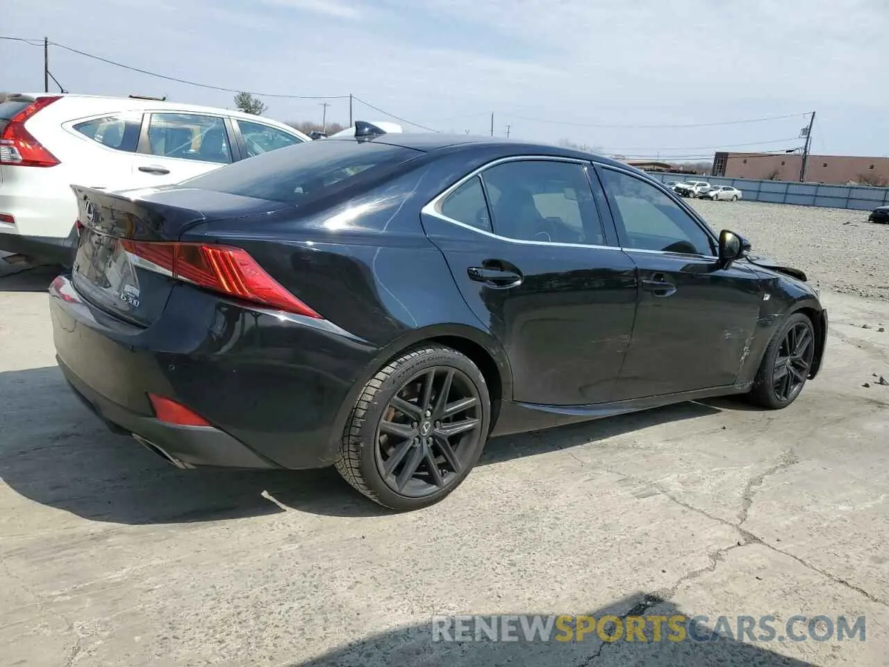 3 fotografías del automóvil dañado JTHC81D29K5039777 LEXUS IS 2019