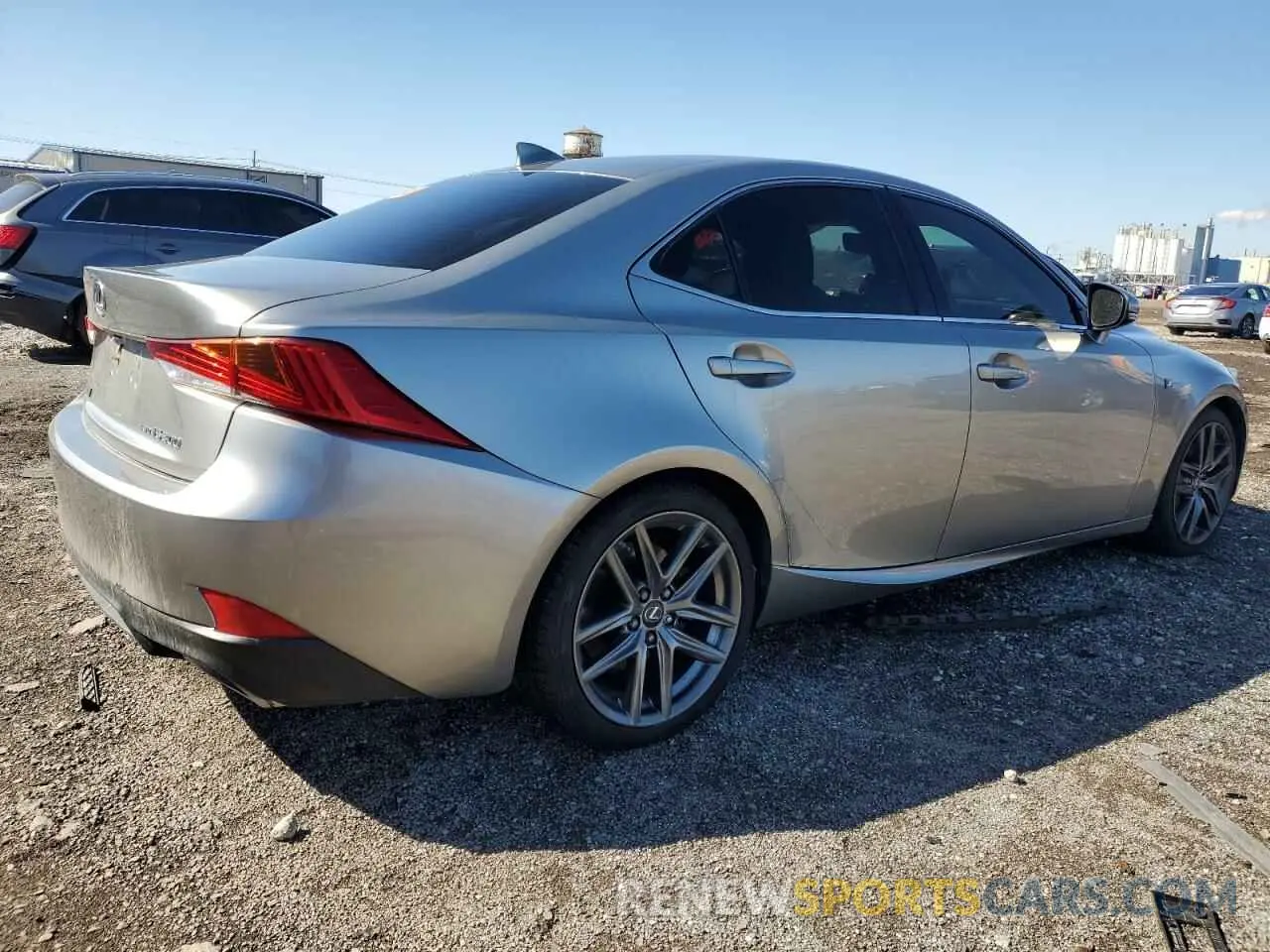 3 fotografías del automóvil dañado JTHC81D2XK5036032 LEXUS IS 2019