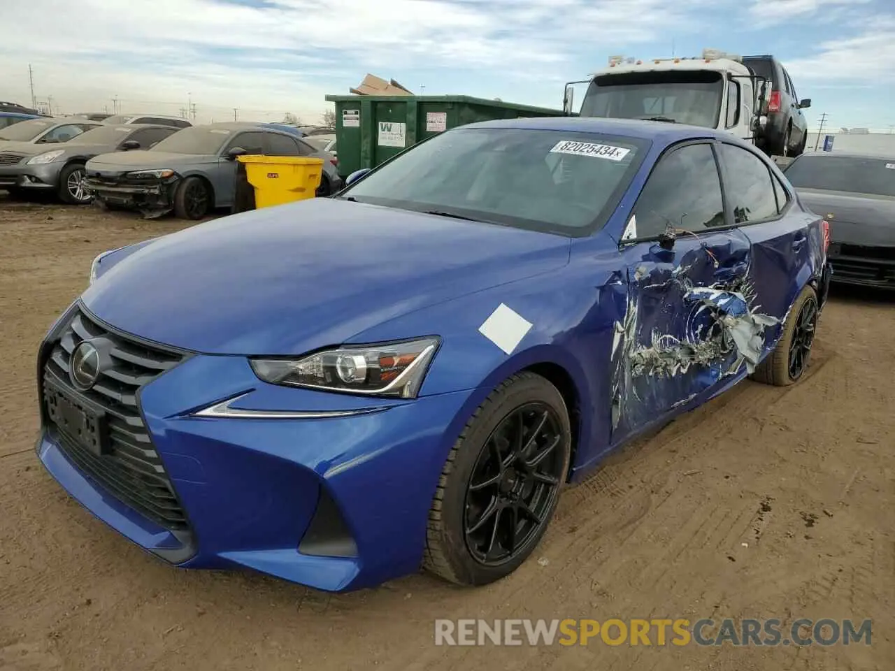 1 fotografías del automóvil dañado JTHA81F29L5041146 LEXUS IS 2020