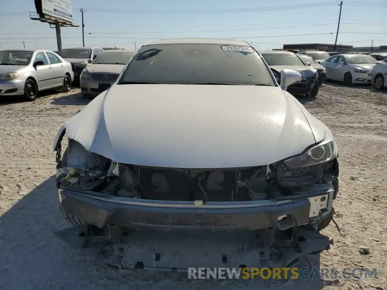 5 fotografías del automóvil dañado JTHAA1D20L5105050 LEXUS IS 2020