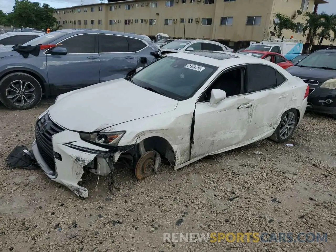 1 fotografías del automóvil dañado JTHAA1D22L5105552 LEXUS IS 2020