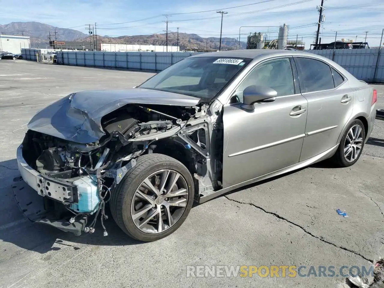 1 fotografías del automóvil dañado JTHAA1D26L5108244 LEXUS IS 2020