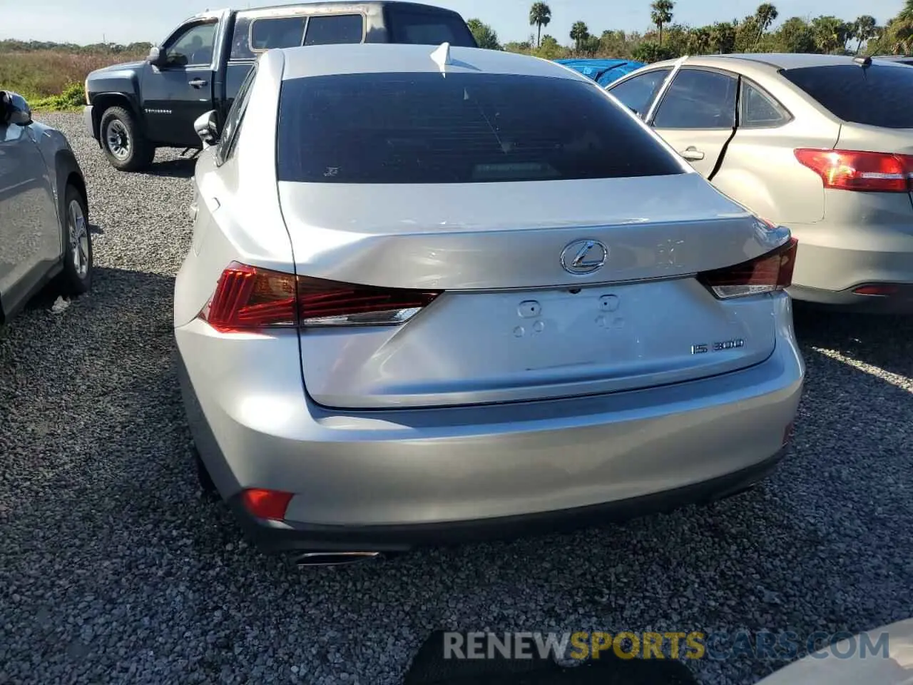 6 fotografías del automóvil dañado JTHAA1D29L5104849 LEXUS IS 2020