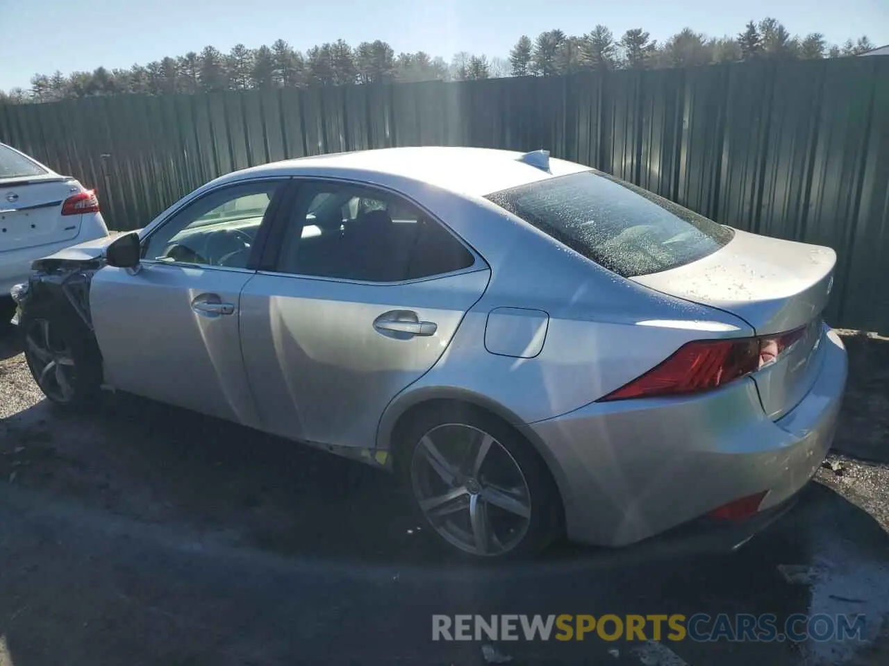 2 fotografías del automóvil dañado JTHD81F20L5041484 LEXUS IS 2020