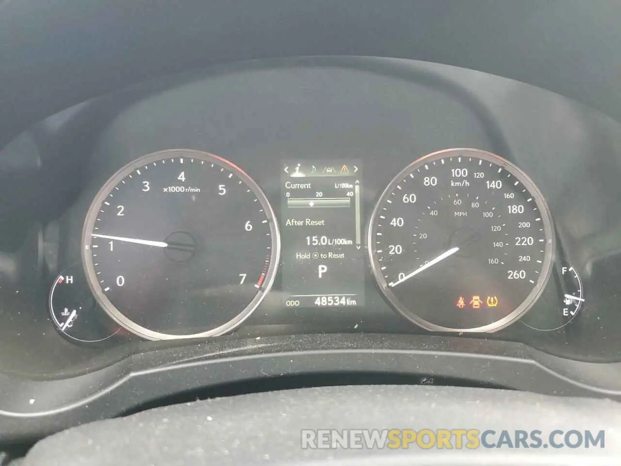 9 fotografías del automóvil dañado JTHD81F22L5040840 LEXUS IS 2020