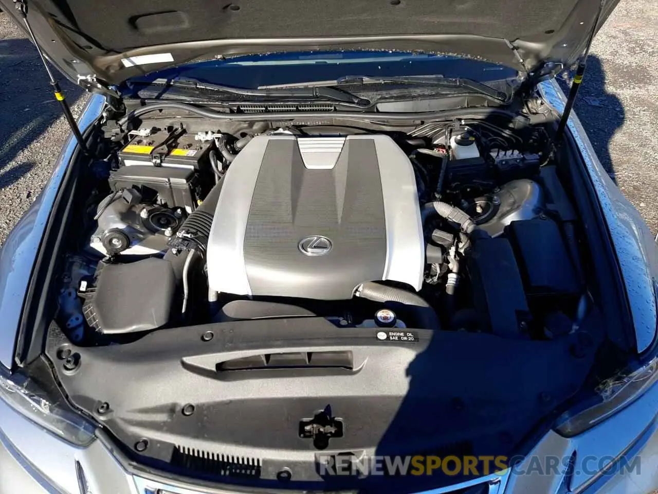 7 fotografías del automóvil dañado JTHD81F25L5043277 LEXUS IS 2020