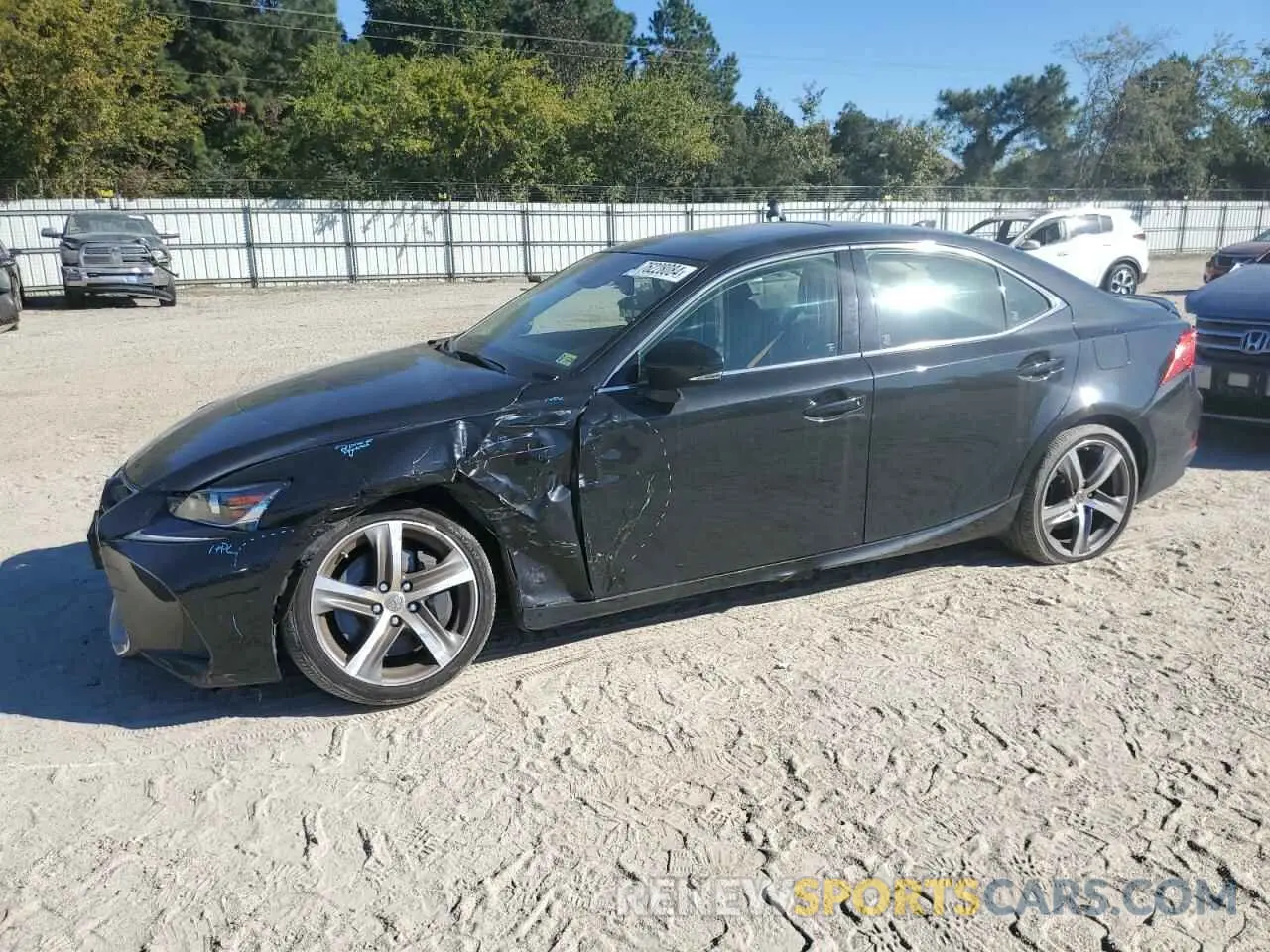 1 fotografías del automóvil dañado JTHD81F27L5041188 LEXUS IS 2020