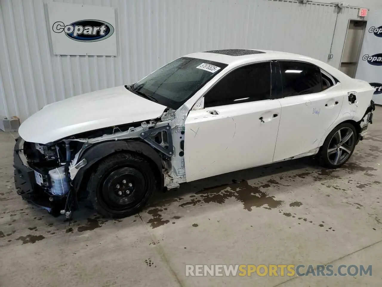 1 fotografías del automóvil dañado JTHD81F28L5042656 LEXUS IS 2020