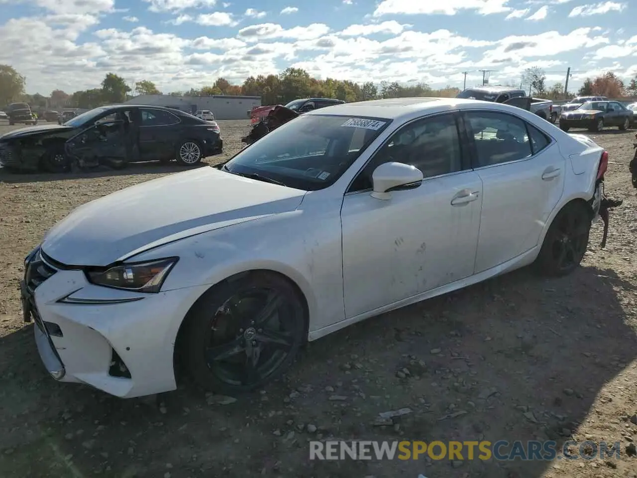 1 fotografías del automóvil dañado JTHD81F28L5043192 LEXUS IS 2020