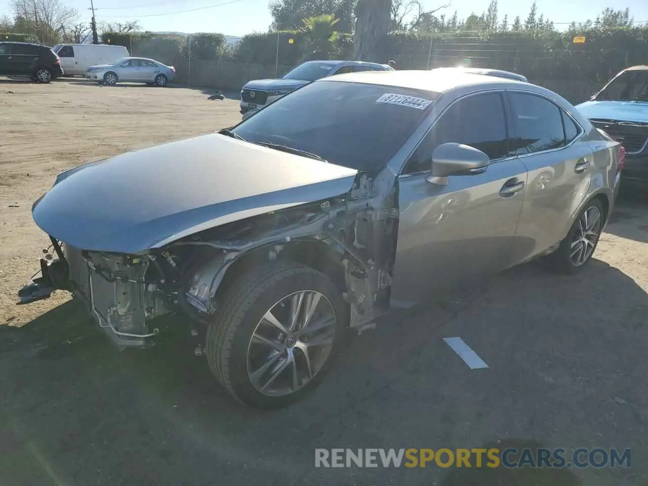 1 fotografías del automóvil dañado JTHDA1D25L5107518 LEXUS IS 2020