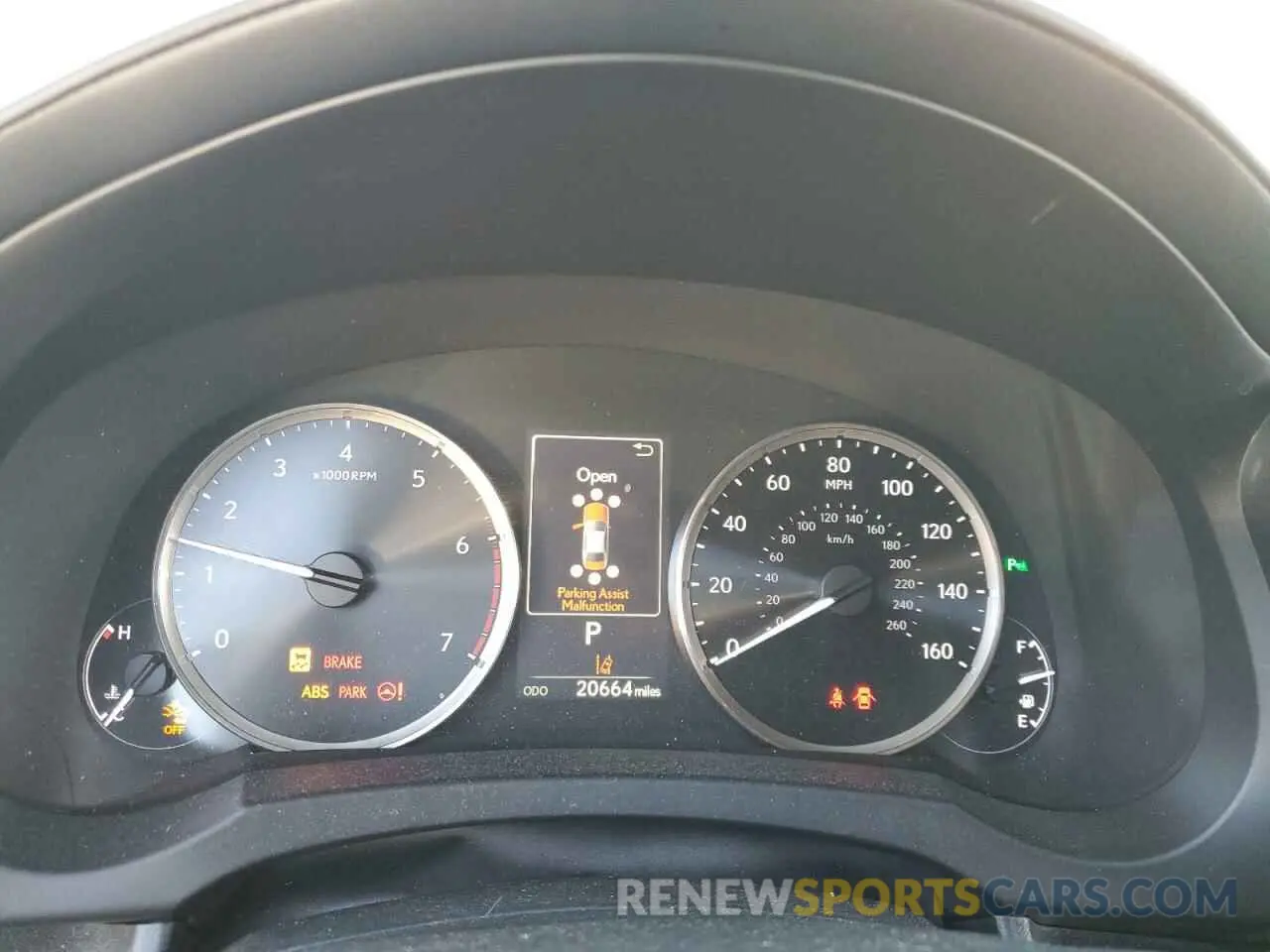 9 fotografías del automóvil dañado JTHDA1D25L5107518 LEXUS IS 2020