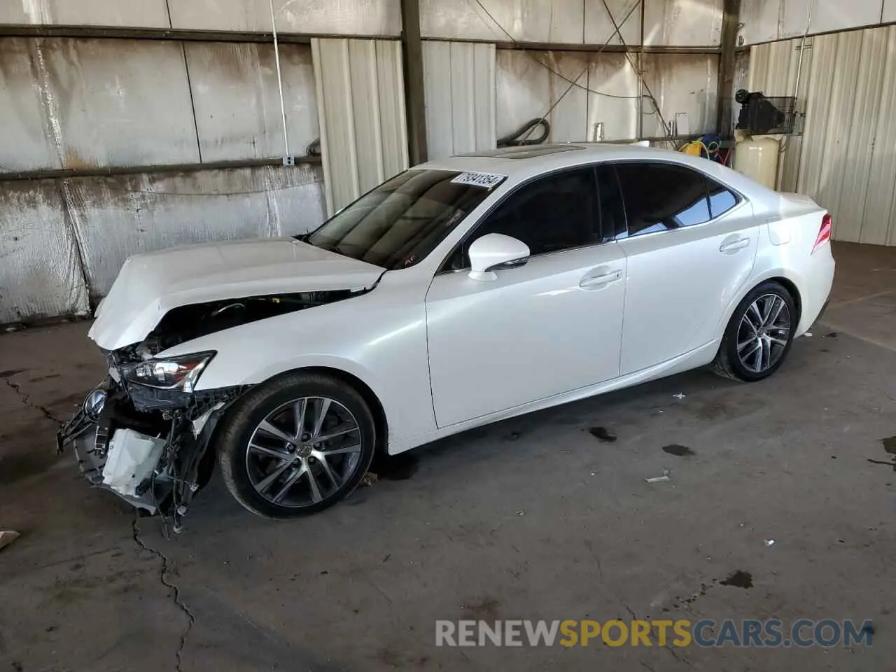 1 fotografías del automóvil dañado JTHDA1D28L5107769 LEXUS IS 2020