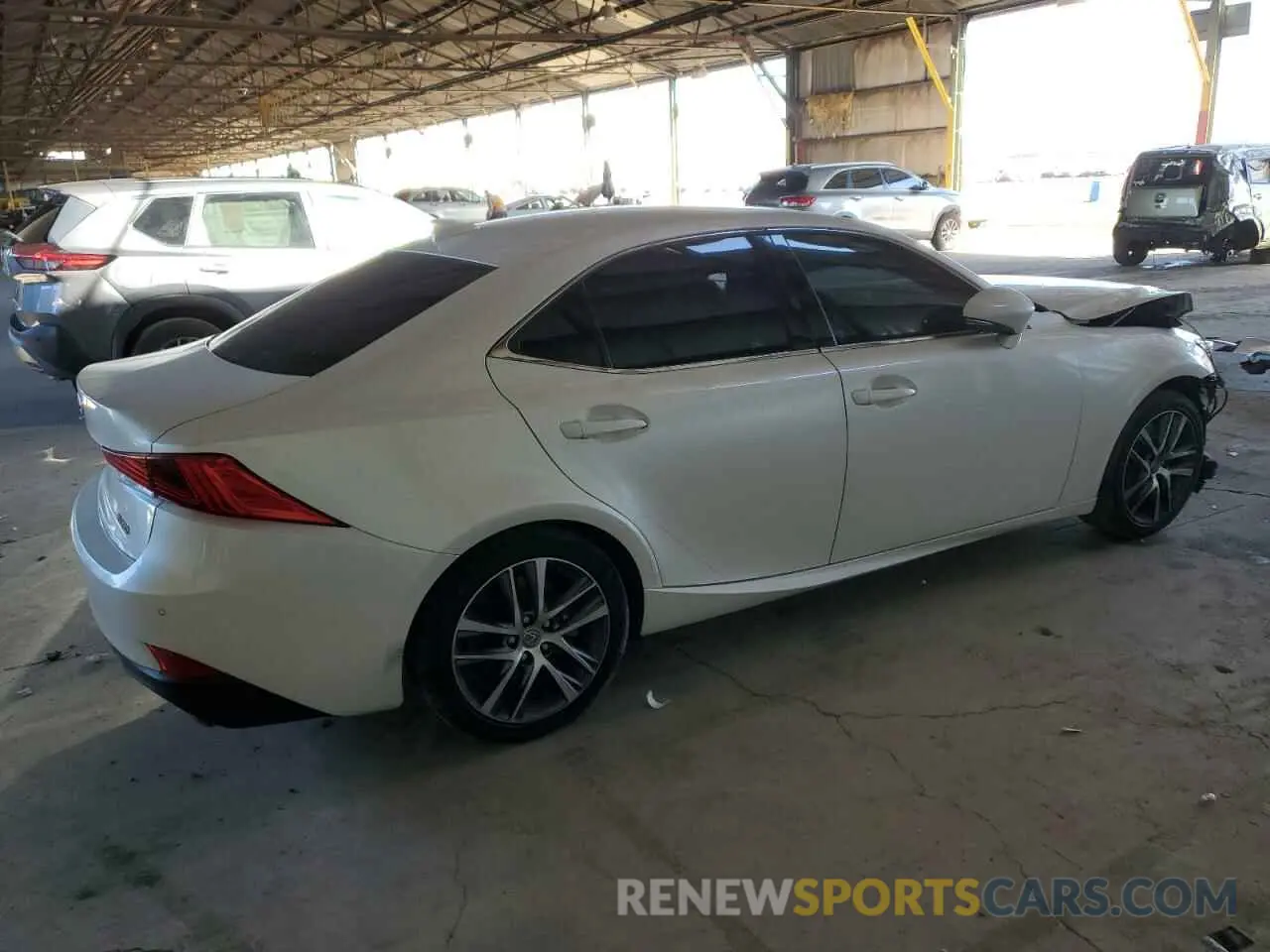 3 fotografías del automóvil dañado JTHDA1D28L5107769 LEXUS IS 2020