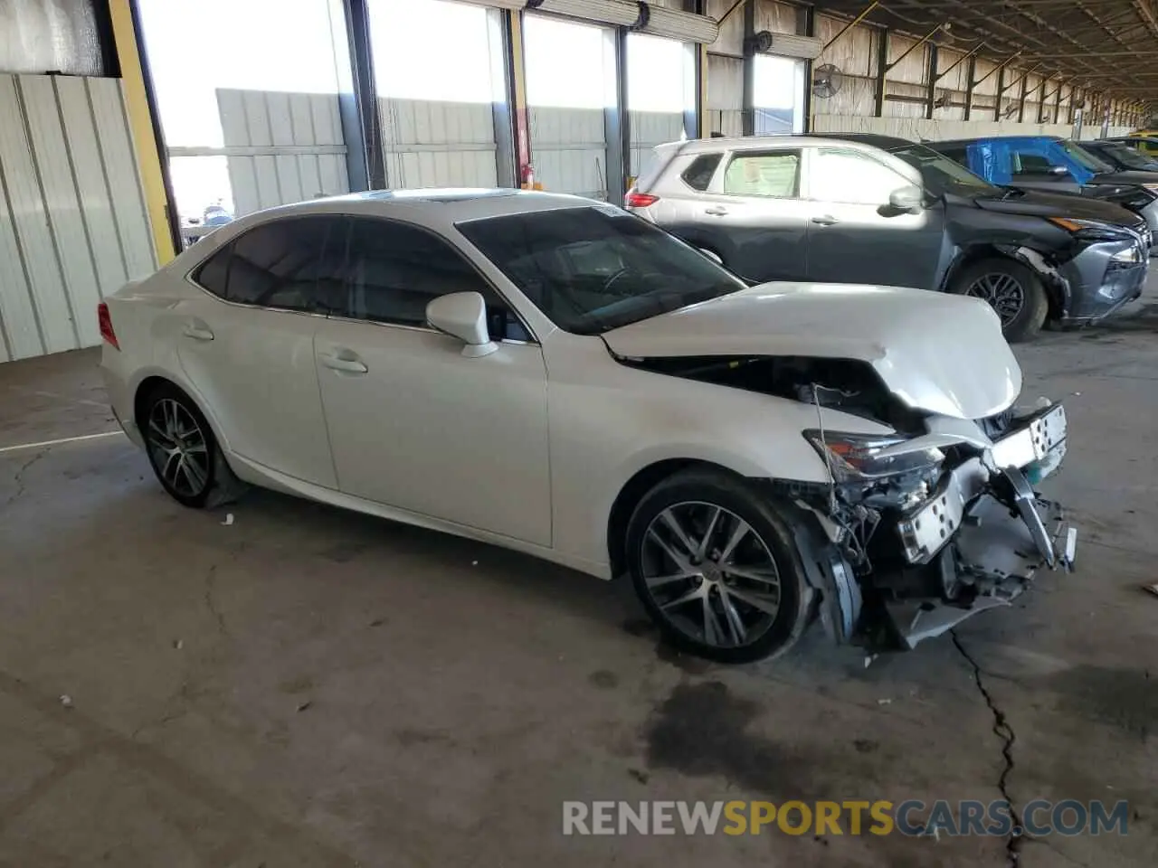 4 fotografías del automóvil dañado JTHDA1D28L5107769 LEXUS IS 2020