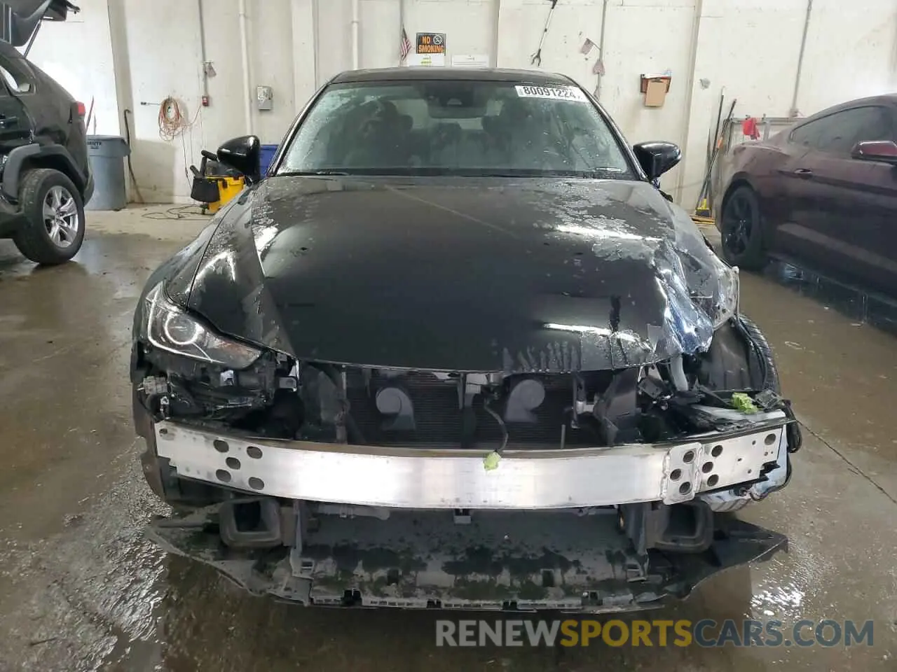 5 fotografías del automóvil dañado JTHDA1D2XL5107157 LEXUS IS 2020