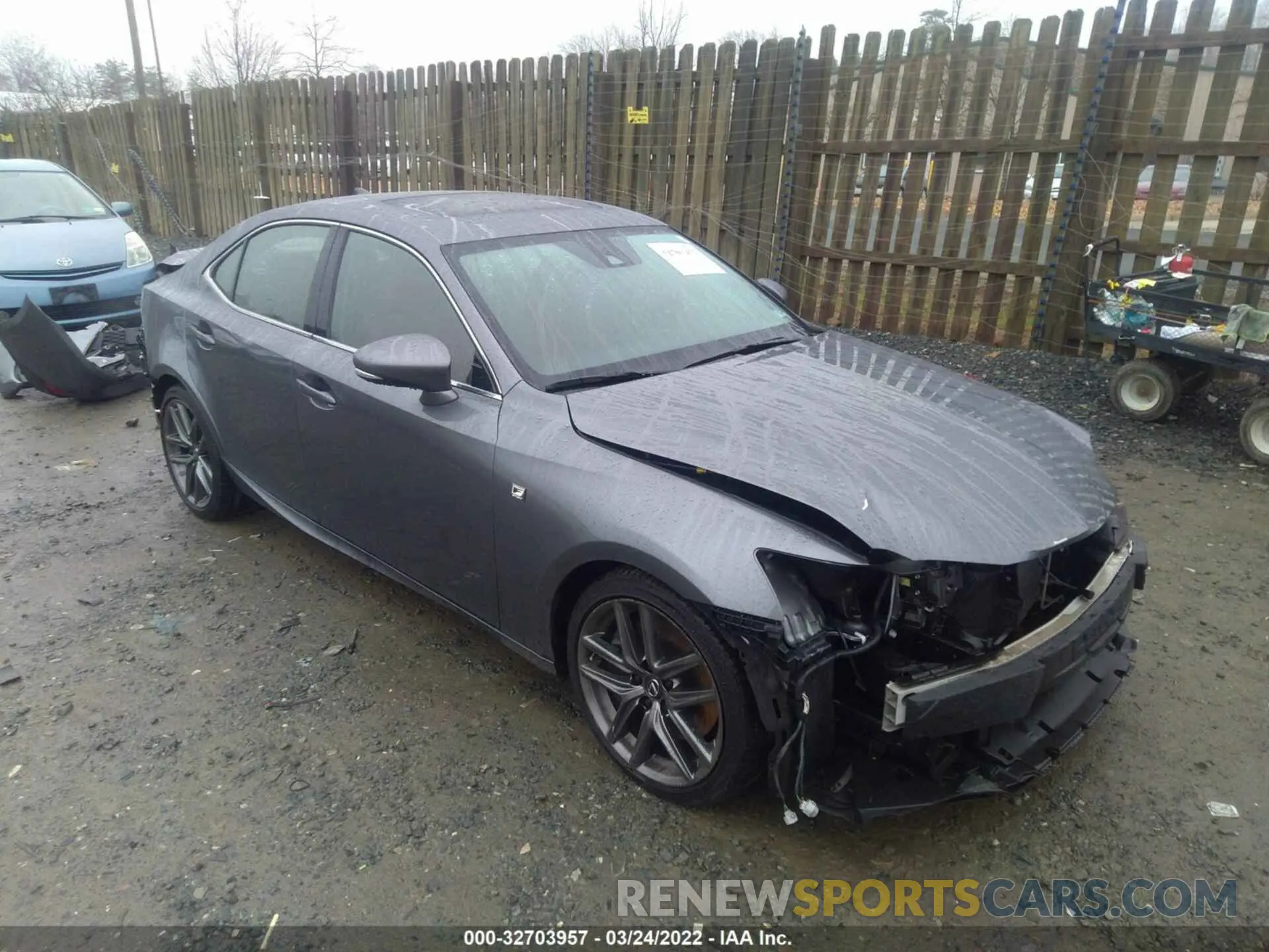 1 fotografías del automóvil dañado JTHG81F21L5041104 LEXUS IS 2020