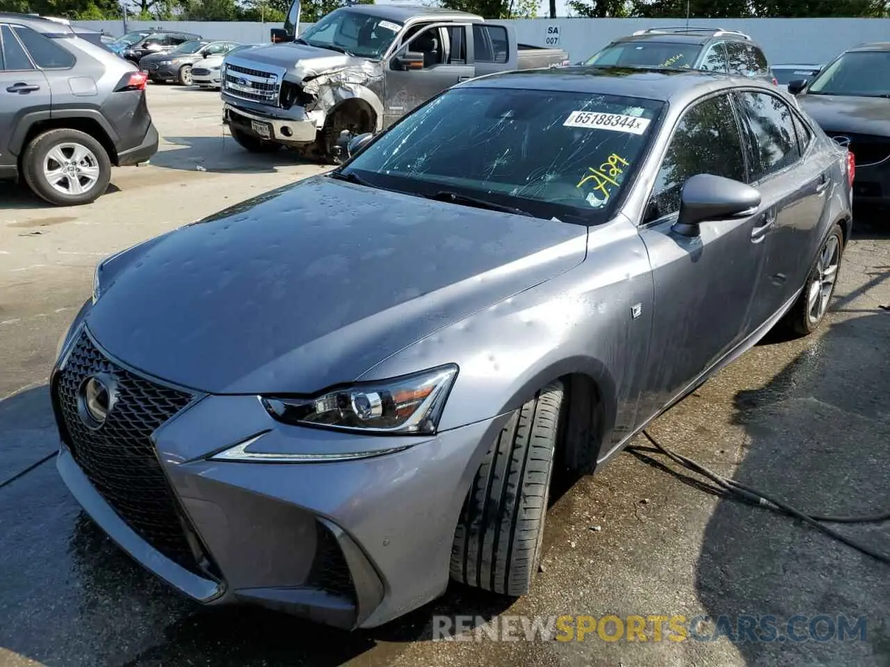 1 fotografías del automóvil dañado JTHG81F26L5042300 LEXUS IS 2020