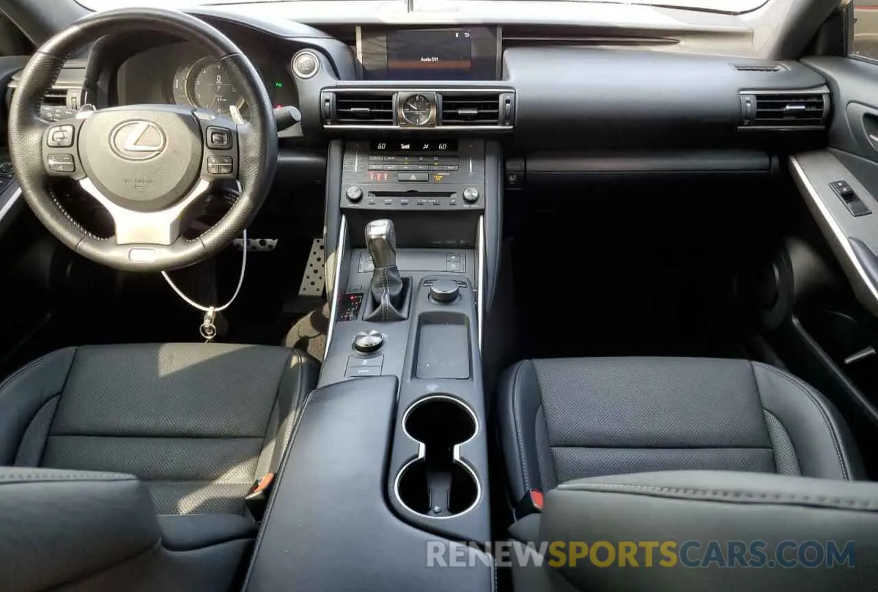 8 fotografías del automóvil dañado JTHG81F26L5042300 LEXUS IS 2020