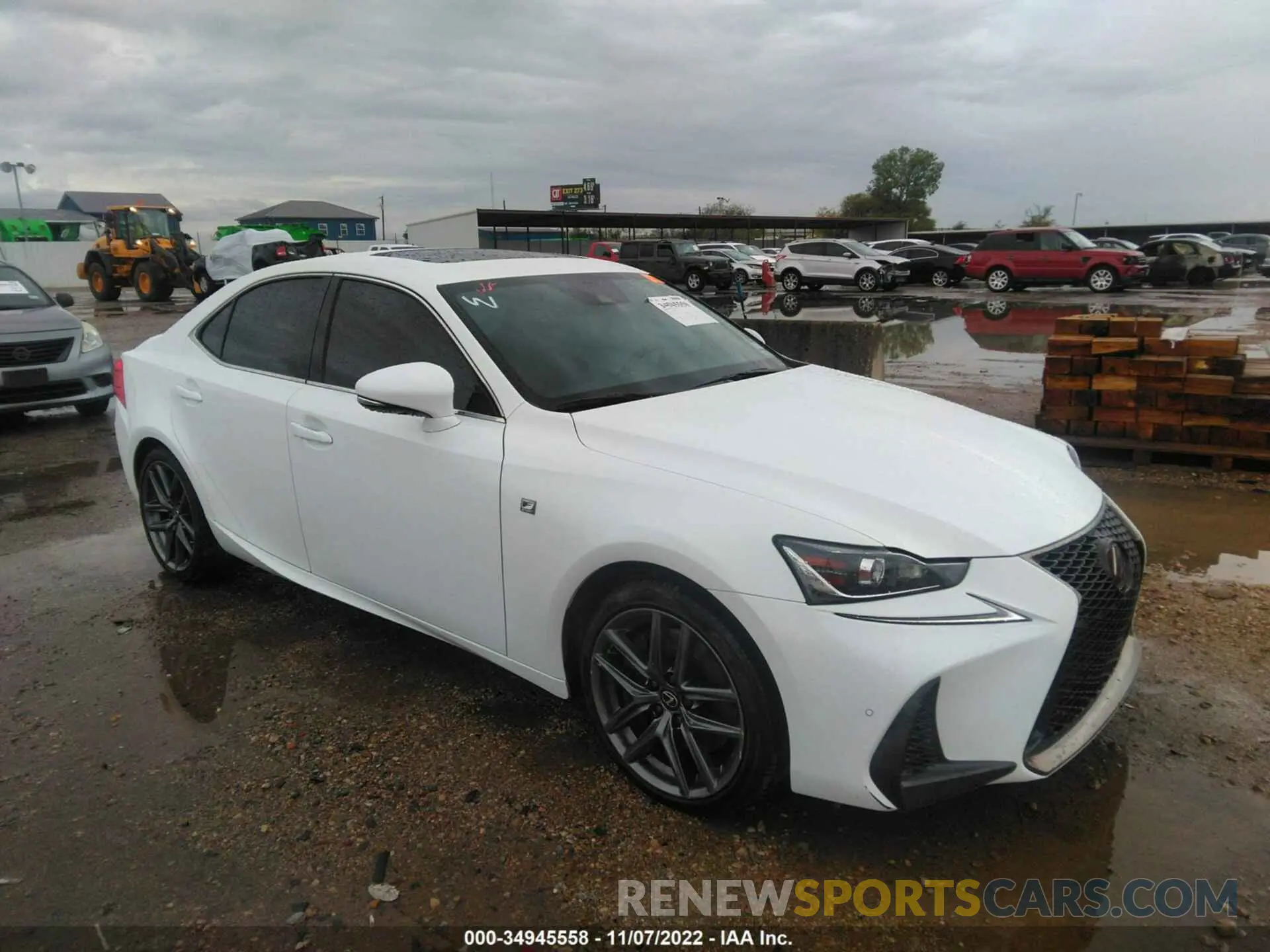 1 fotografías del automóvil dañado JTHGA1D20L5103003 LEXUS IS 2020