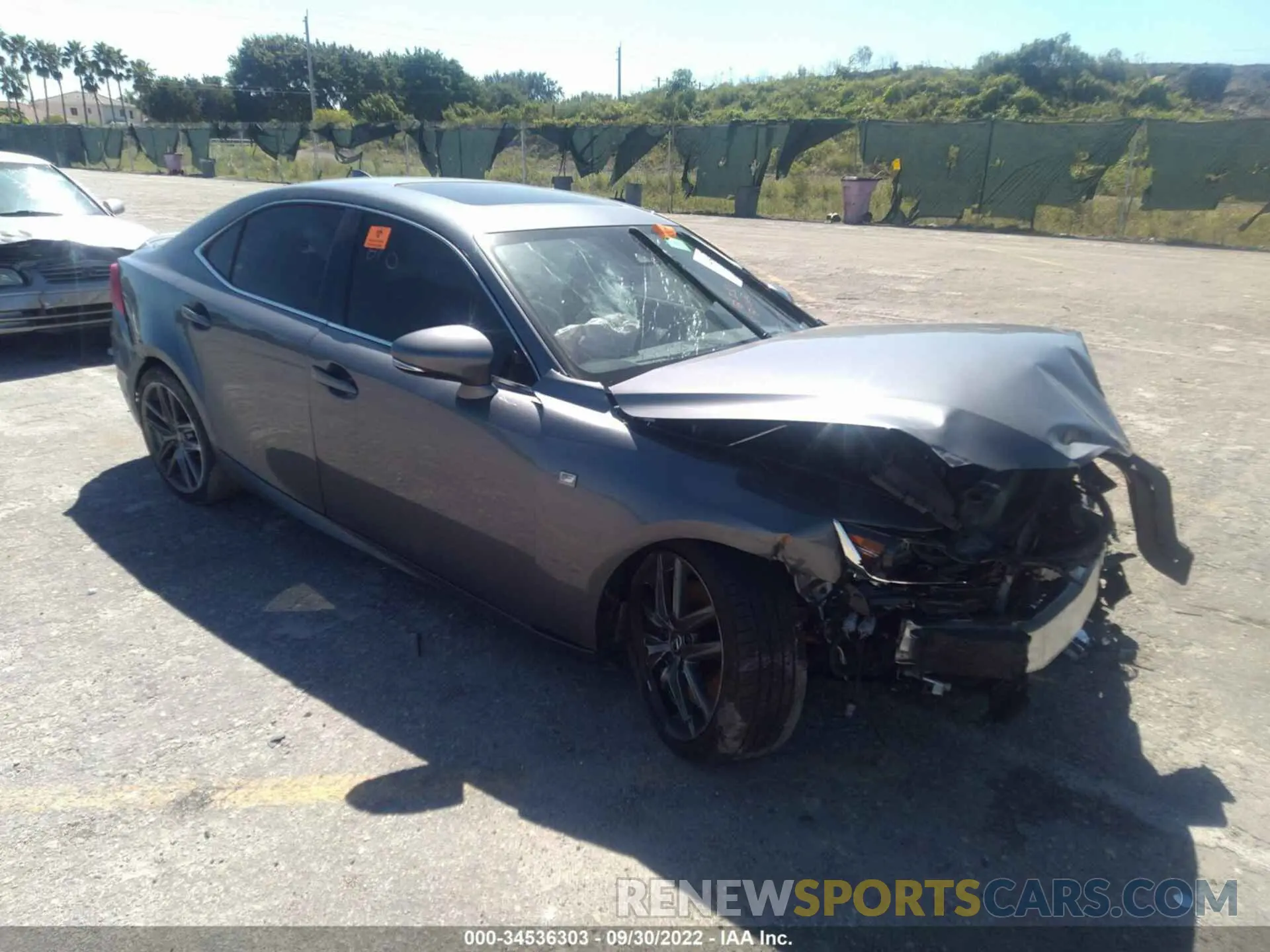 1 fotografías del automóvil dañado JTHGA1D26L5104219 LEXUS IS 2020