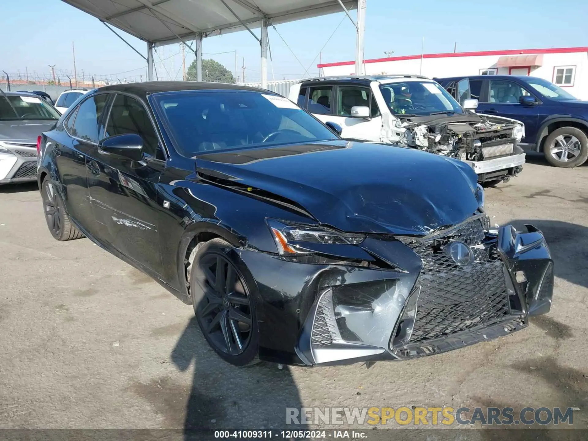 1 fotografías del automóvil dañado JTHGA1D26L5106214 LEXUS IS 2020