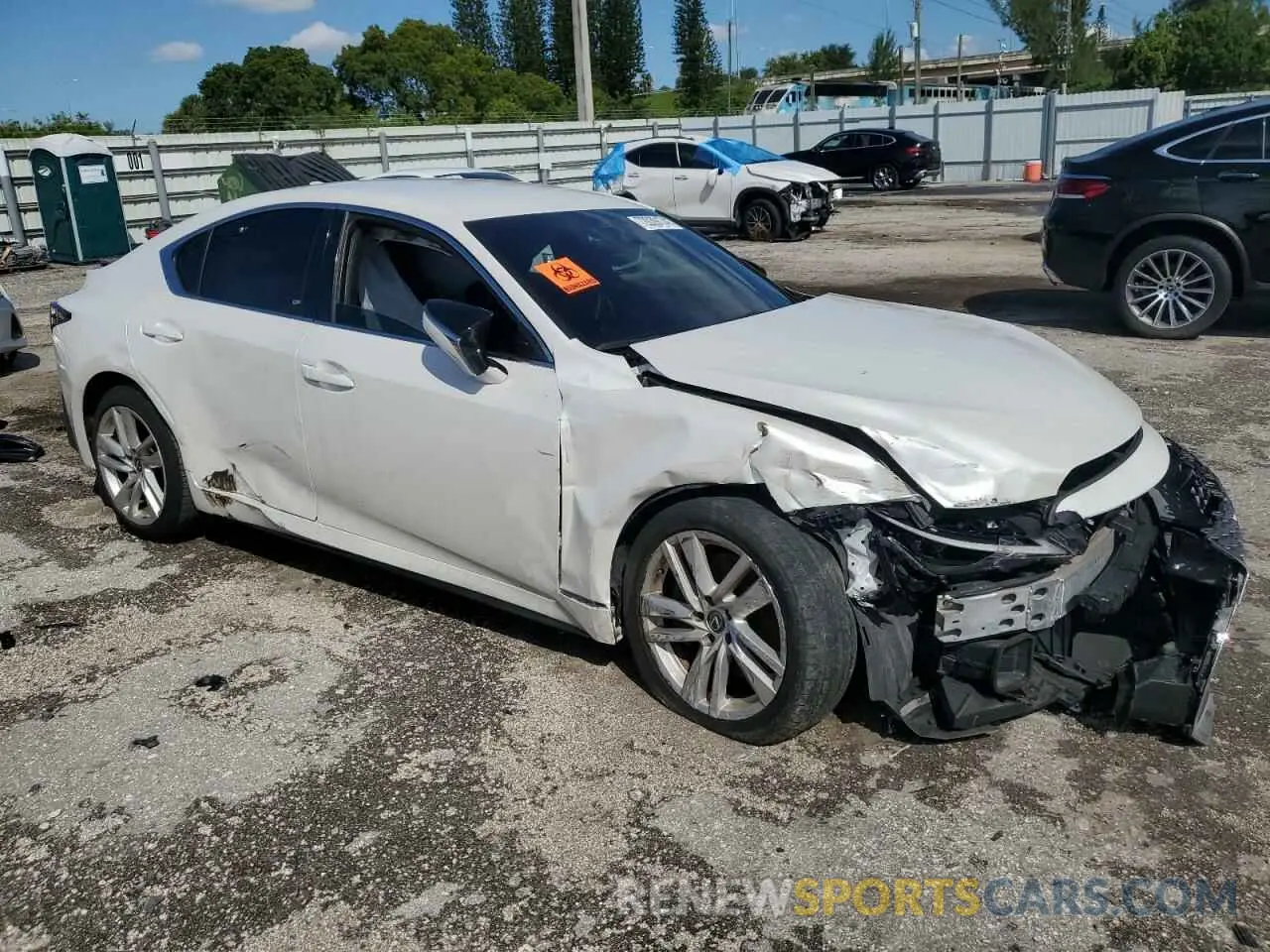 4 fotografías del automóvil dañado JTHAA1D21M5113885 LEXUS IS 2021