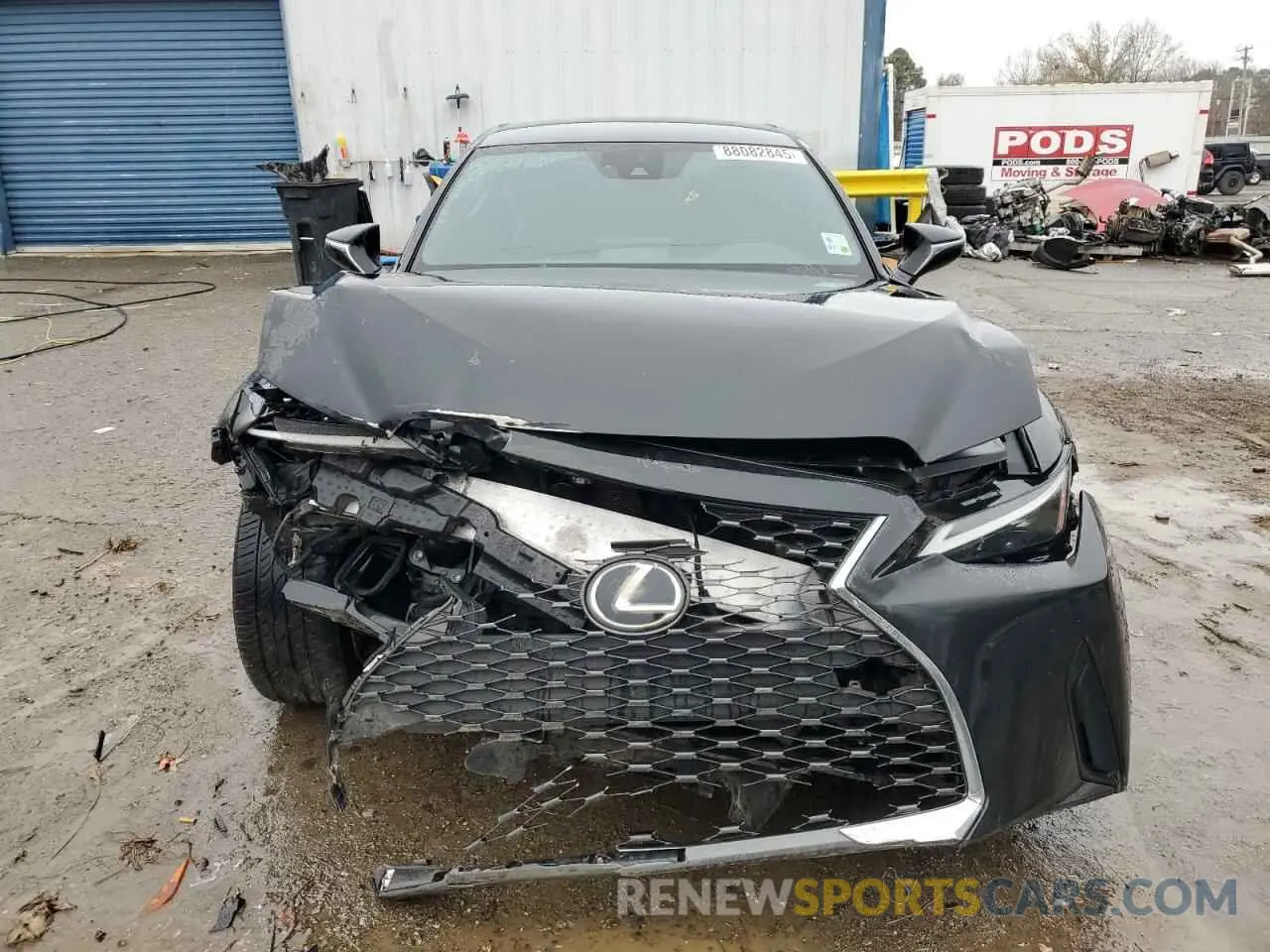 5 fotografías del automóvil dañado JTHAA1D21M5113899 LEXUS IS 2021