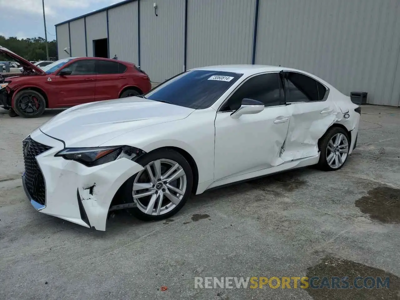1 fotografías del automóvil dañado JTHAA1D22M5109411 LEXUS IS 2021