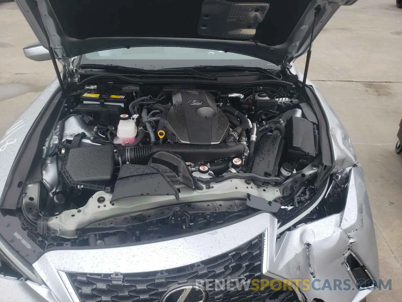 7 fotografías del automóvil dañado JTHAA1D22M5113751 LEXUS IS 2021