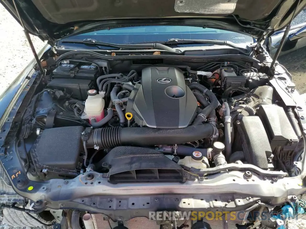 11 fotografías del automóvil dañado JTHAA1D22M5117315 LEXUS IS 2021