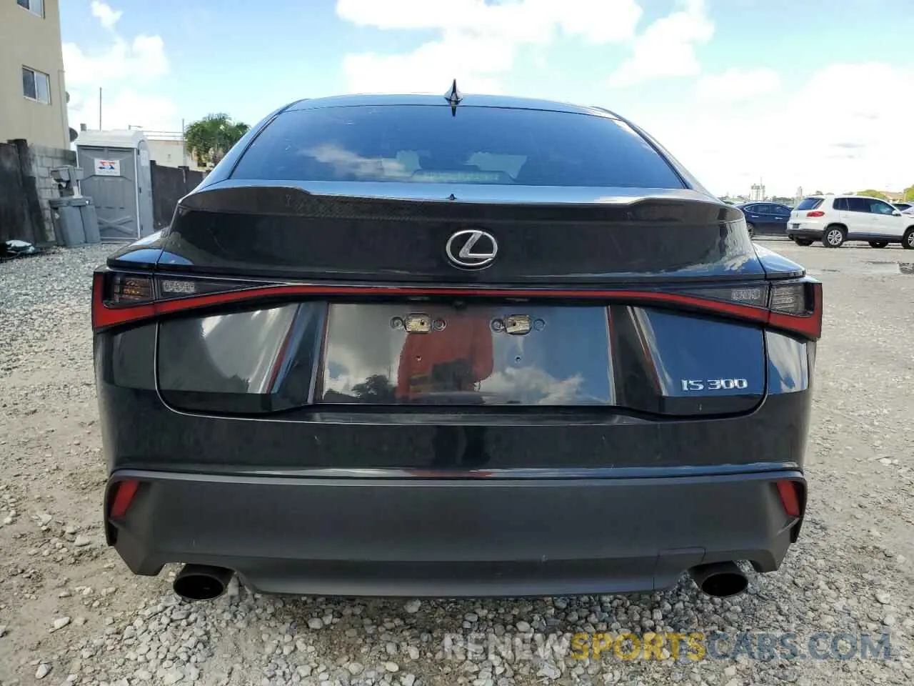 6 fotografías del automóvil dañado JTHAA1D22M5117315 LEXUS IS 2021