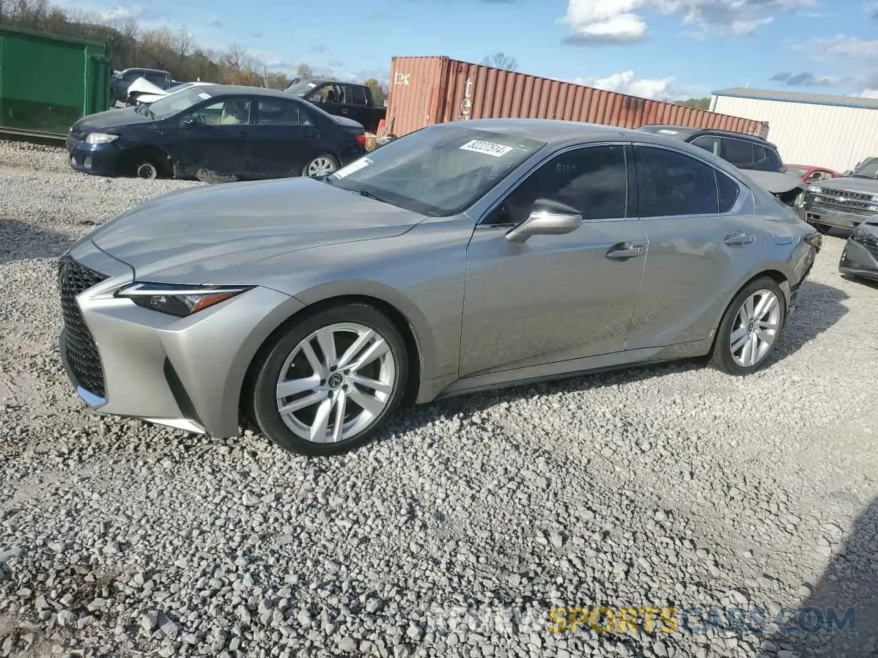 1 fotografías del automóvil dañado JTHAA1D24M5113749 LEXUS IS 2021