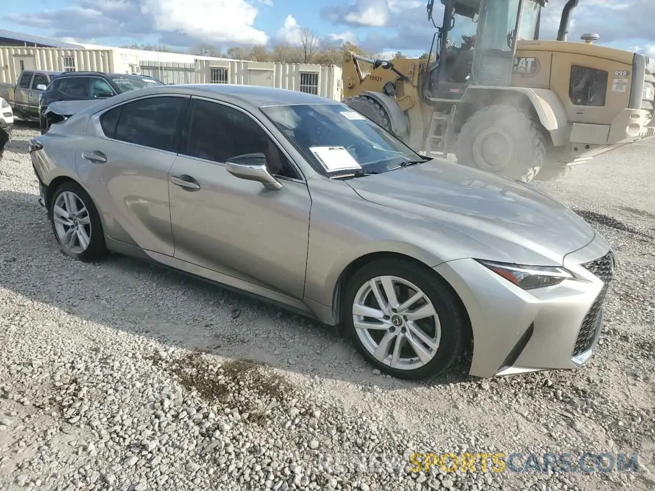 4 fotografías del automóvil dañado JTHAA1D24M5113749 LEXUS IS 2021